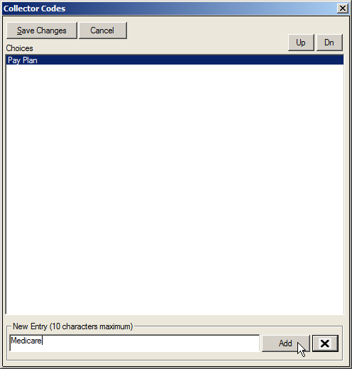 Collection Code D Demographics Setup Tables