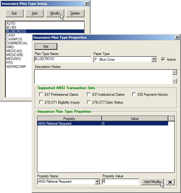 Demographics Setup Tables